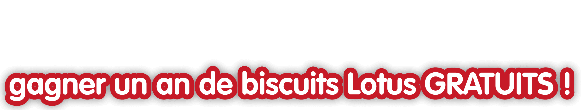 Achetez l’un des produits participants ci-dessous et tentez votre chance de gagner un an de biscuits Lotus GRATUITS !